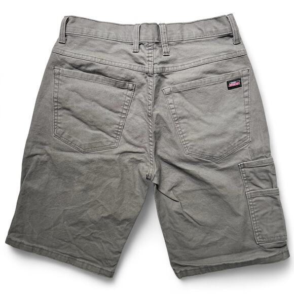 Dickies Carpenter Workwear Shorts Work Wear Cotton Shorts Gray 30 Canvas - Picture 2 of 10